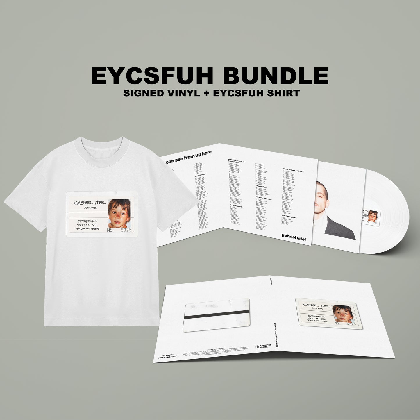 Pre-Order "EVERYTHING YOU CAN SEE FROM UP HERE " Bundle