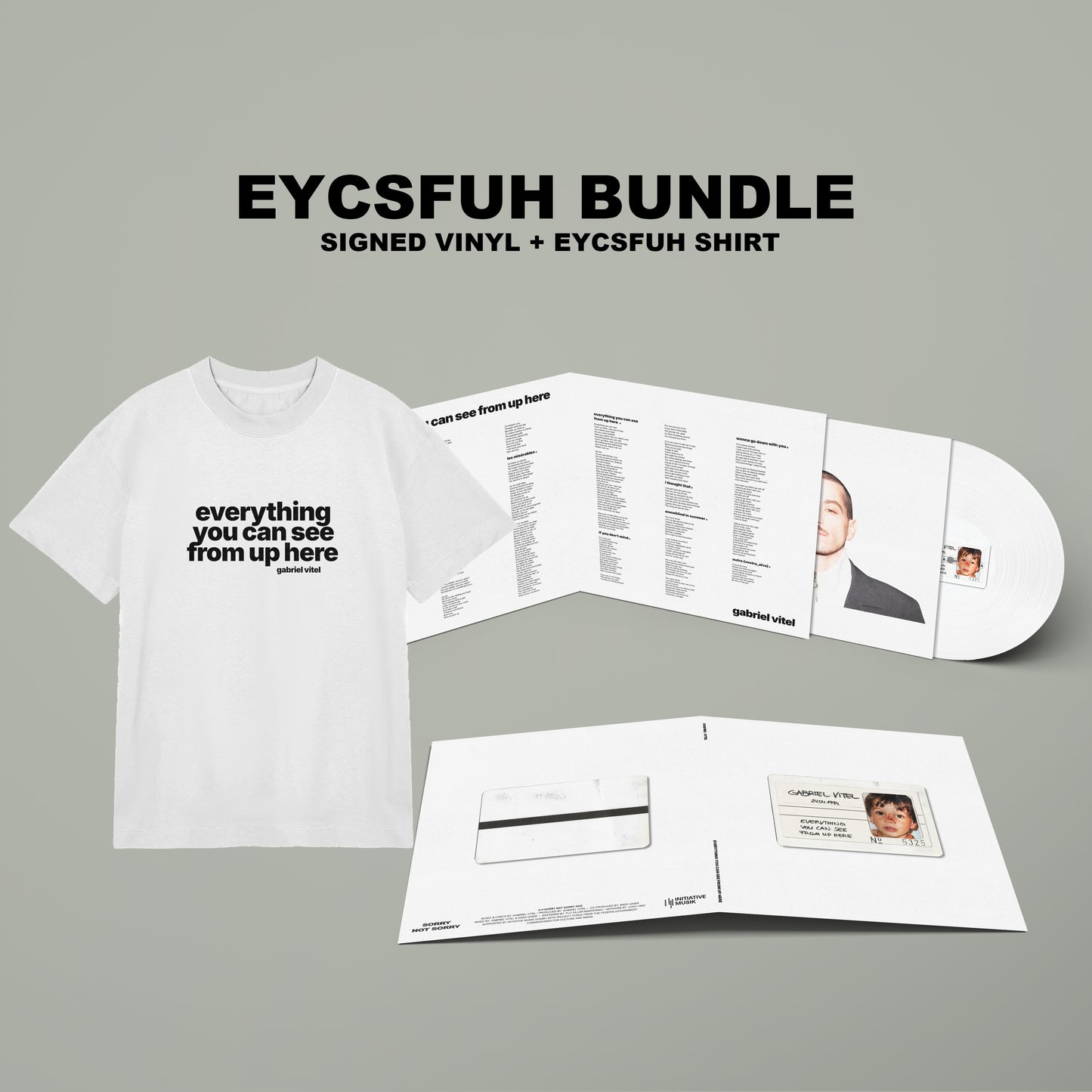 Pre-Order "EVERYTHING YOU CAN SEE FROM UP HERE " Bundle